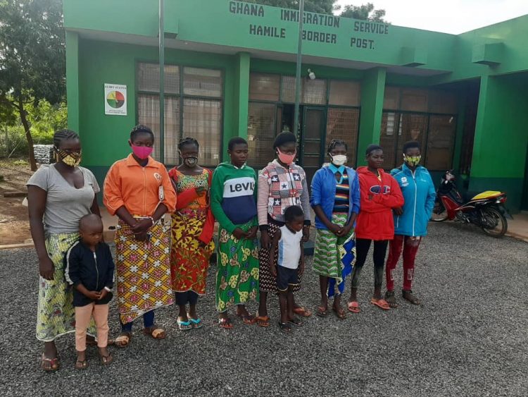 19 males out of the 28 Burkinabe illegal entrants 